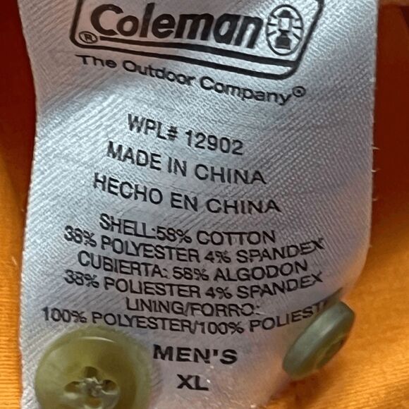 Coleman Orange Casual Button Down Shirt - Picture 9 of 11